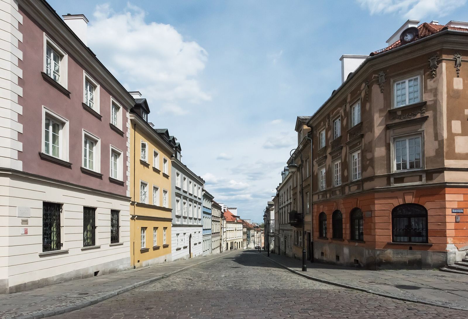 Założenie urbanistyczne ulicy Mostowej, Warszawa