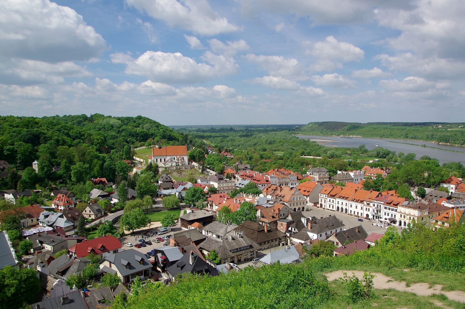 Układ urbanistyczno-architektoniczno-krajobrazowy miasta, Kazimierz Dolny
