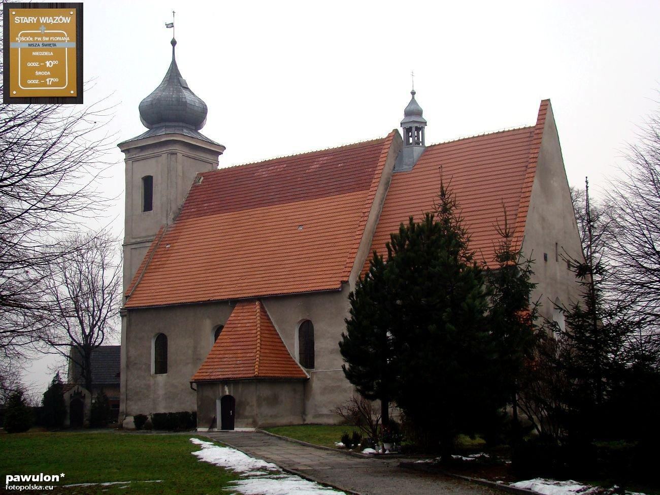Kościół pw. św. Floriana, Stary Wiązów