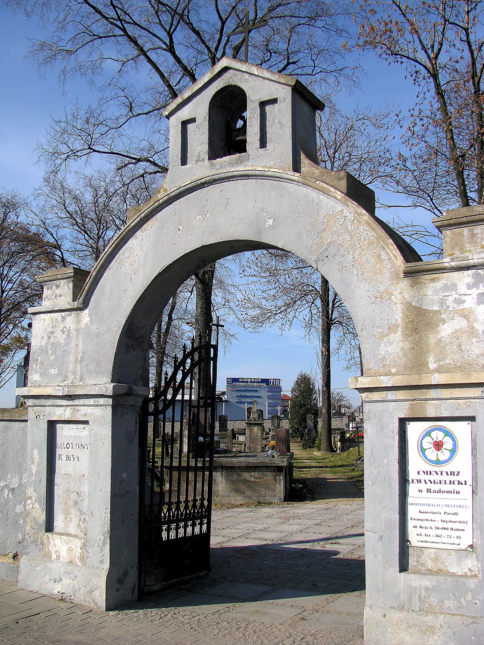 Cmentarz ewangelicko-augsburski, Radom