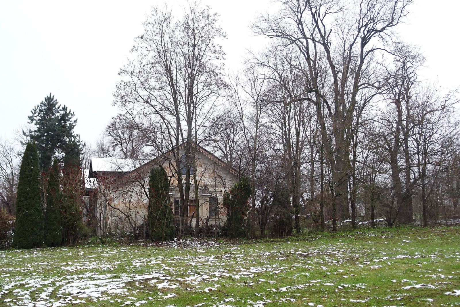 Pozostałości parku, Ciemięrzowice