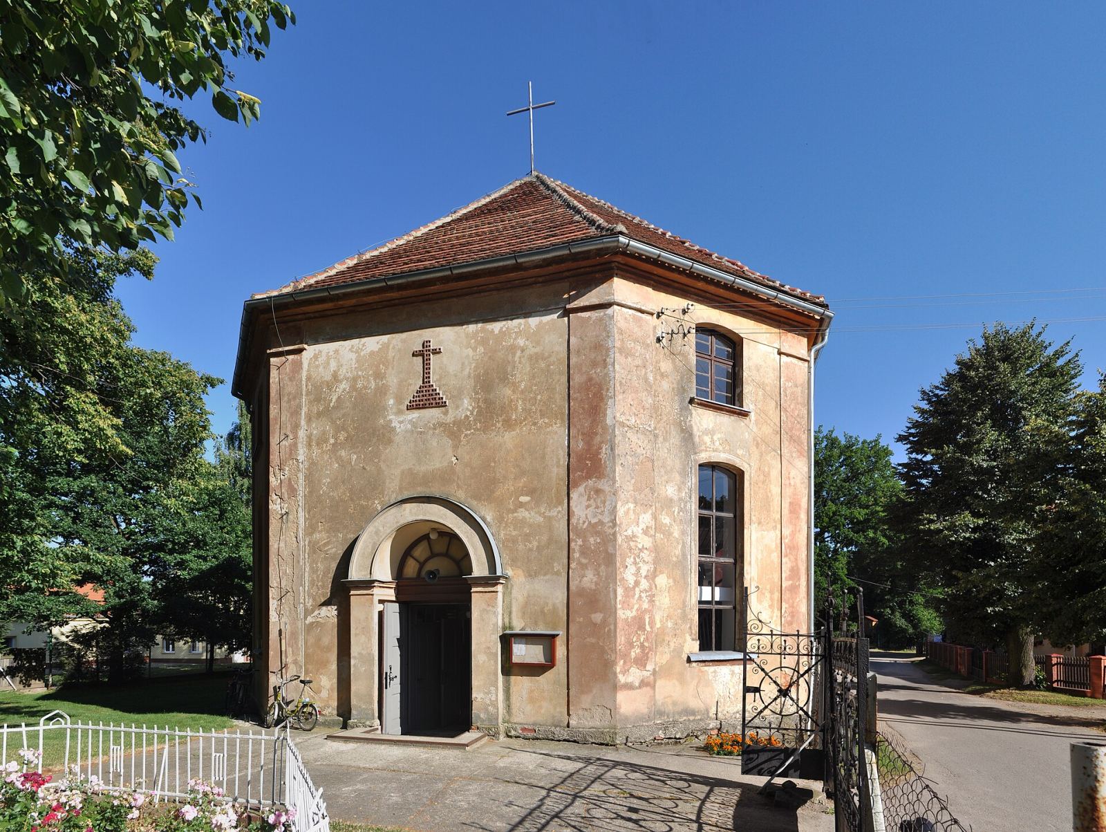 Kościół ewangelicki, ob. rzymskokatolicki pw. Wniebowstąpienia, Pogwizdów