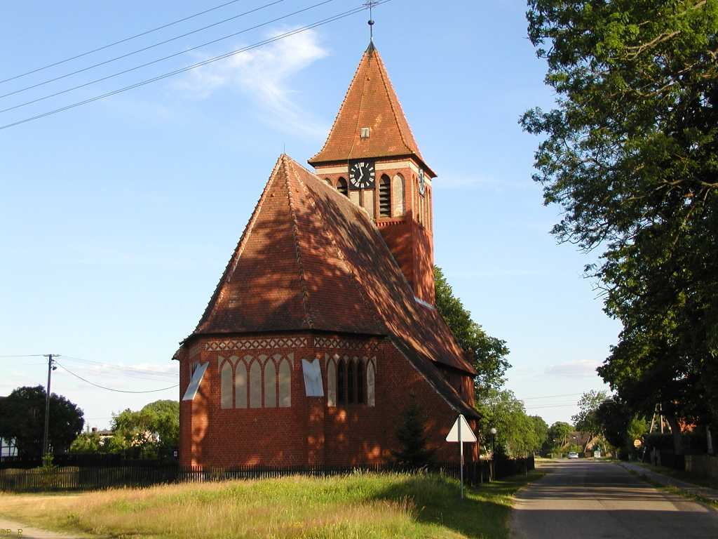 Kościół ewangelicki, ob. rzymskokatolicki filialny pw. Niepokalanego Serca Maryi z Fatimy, Kwiejce