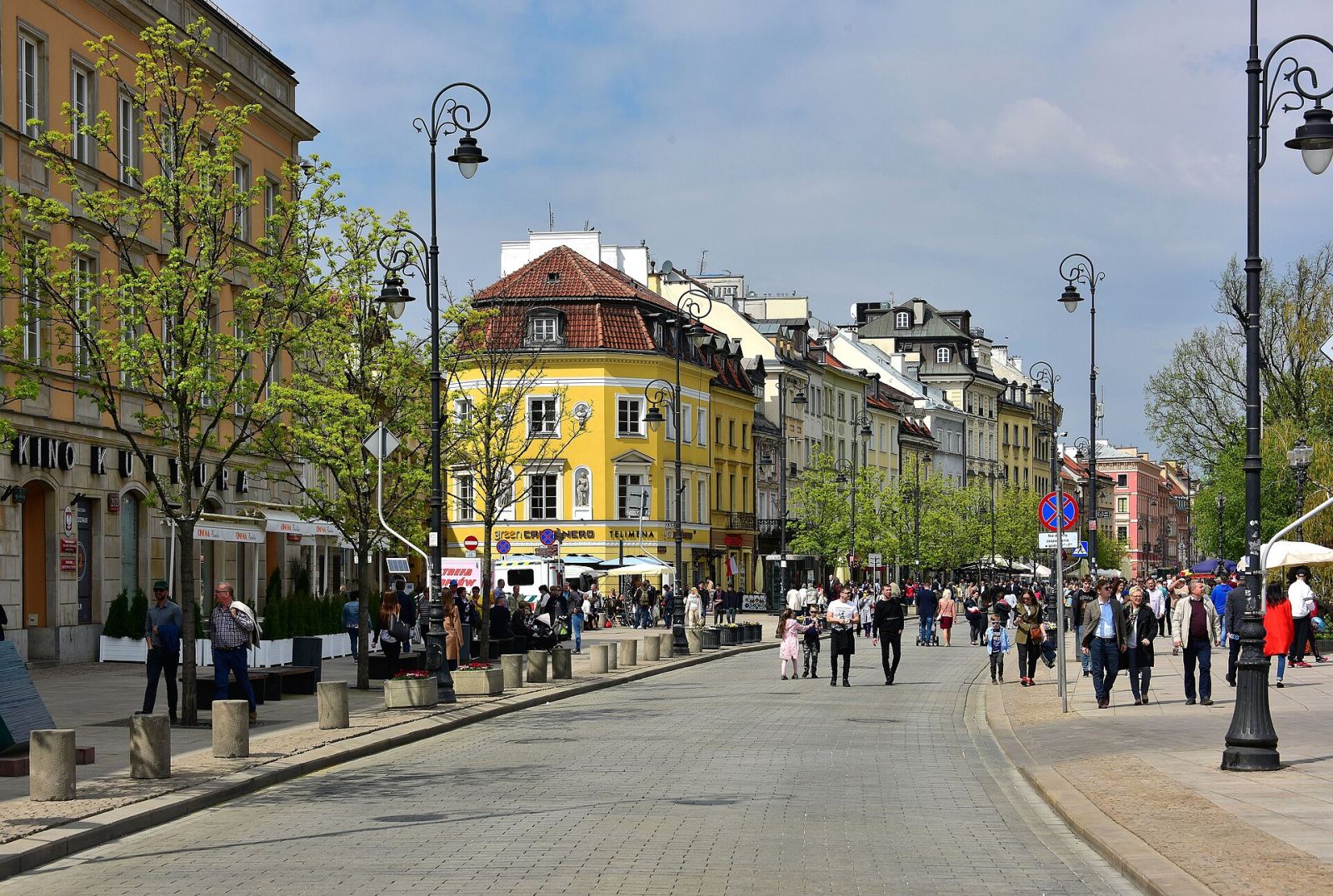 Założenie urbanistyczne ulicy Krakowskie Przedmieście, Warszawa