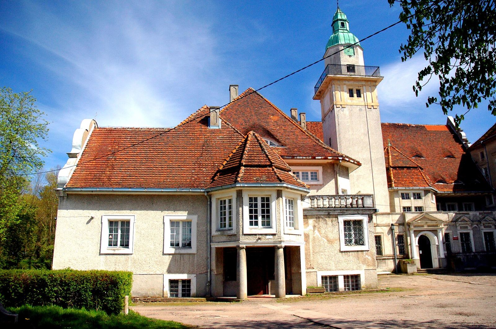 Zamek, tzw. nowy, Płoty