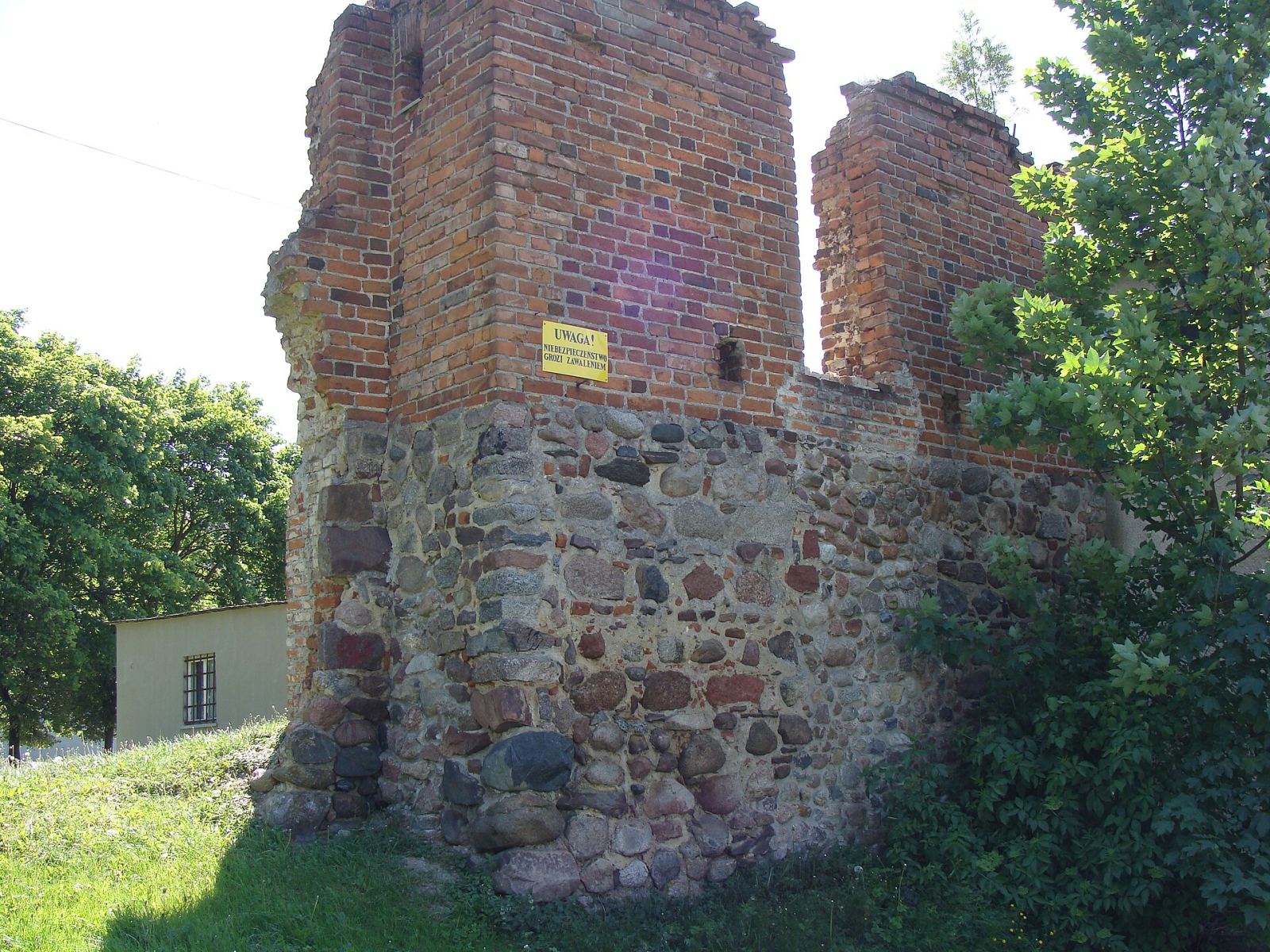 Pozostałości murów obronnych, Susz