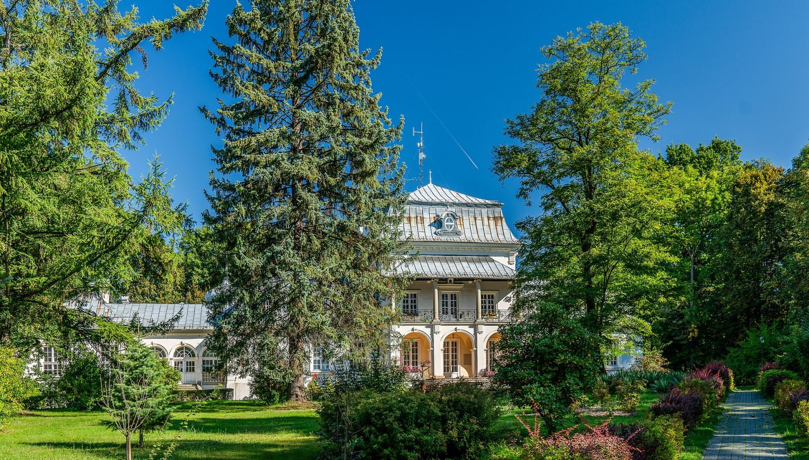 Zespół pałacowo-parkowy, Płaza
