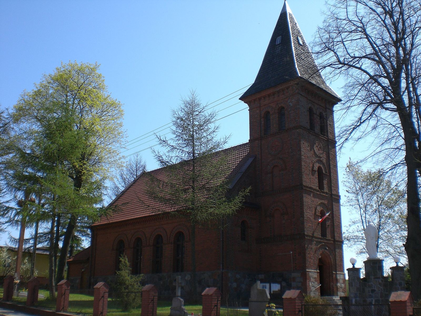 Kościół ewangelicki, ob. rzymskokatolicki pw. św. Jana Chrzciciela, Mirachowo