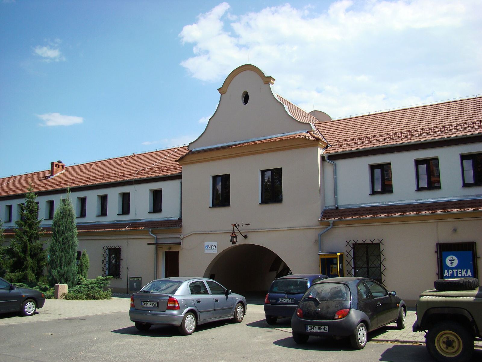 Budynek bramny, ob. budynek usługowy, Korfantów