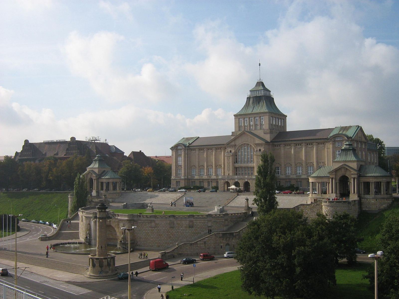 Zespół tarasów widokowych na Wałach Chrobrego, Szczecin