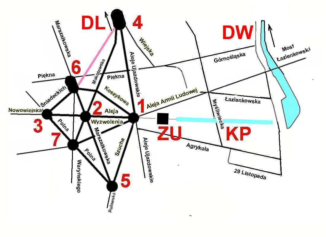 Założenie urbanistyczne Osi Stanisławowskiej, Warszawa