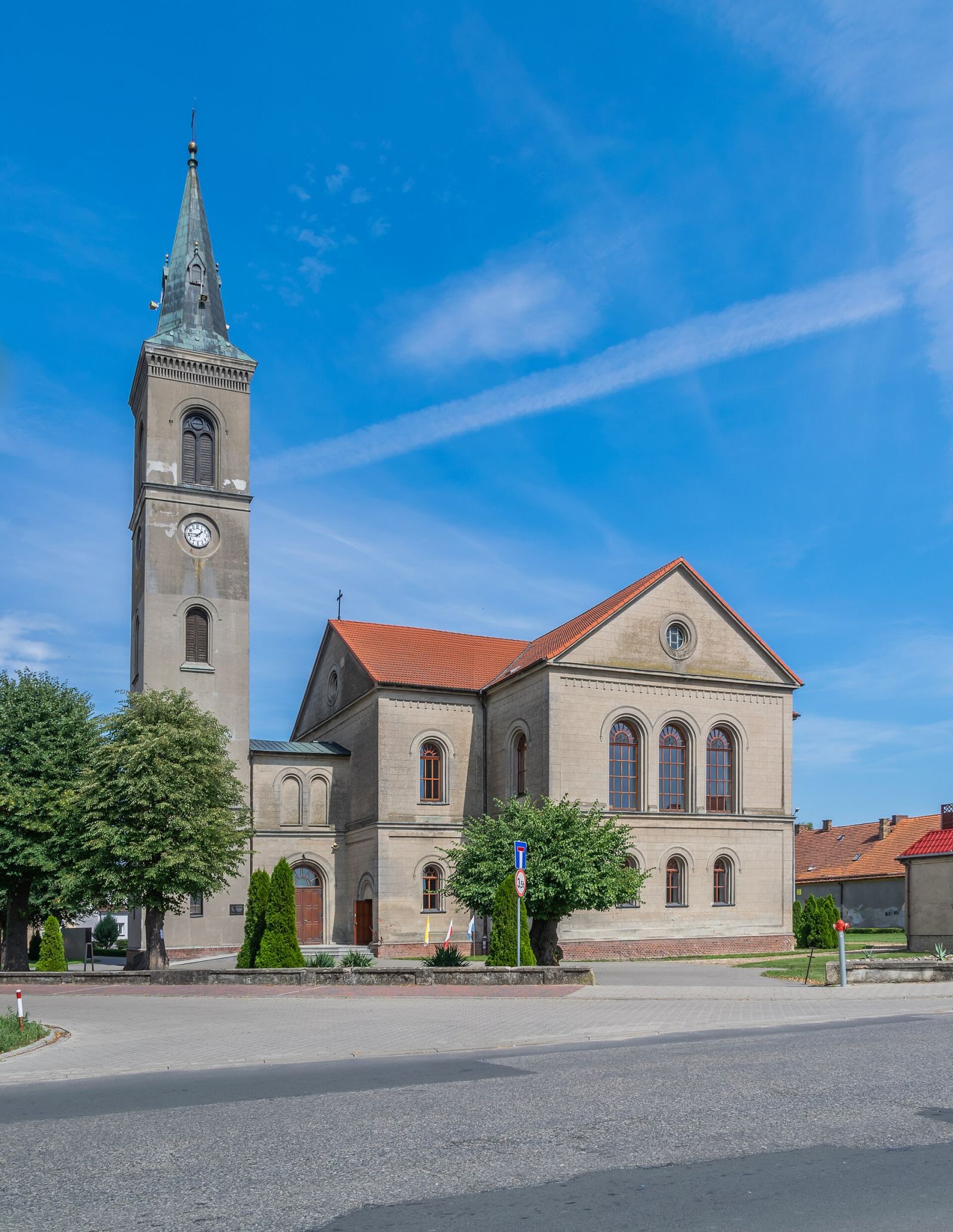 Kościół ewangelicki, ob. rzymskokatolicki parafialny pw. św. Jana Chrzciciela, Pniewy