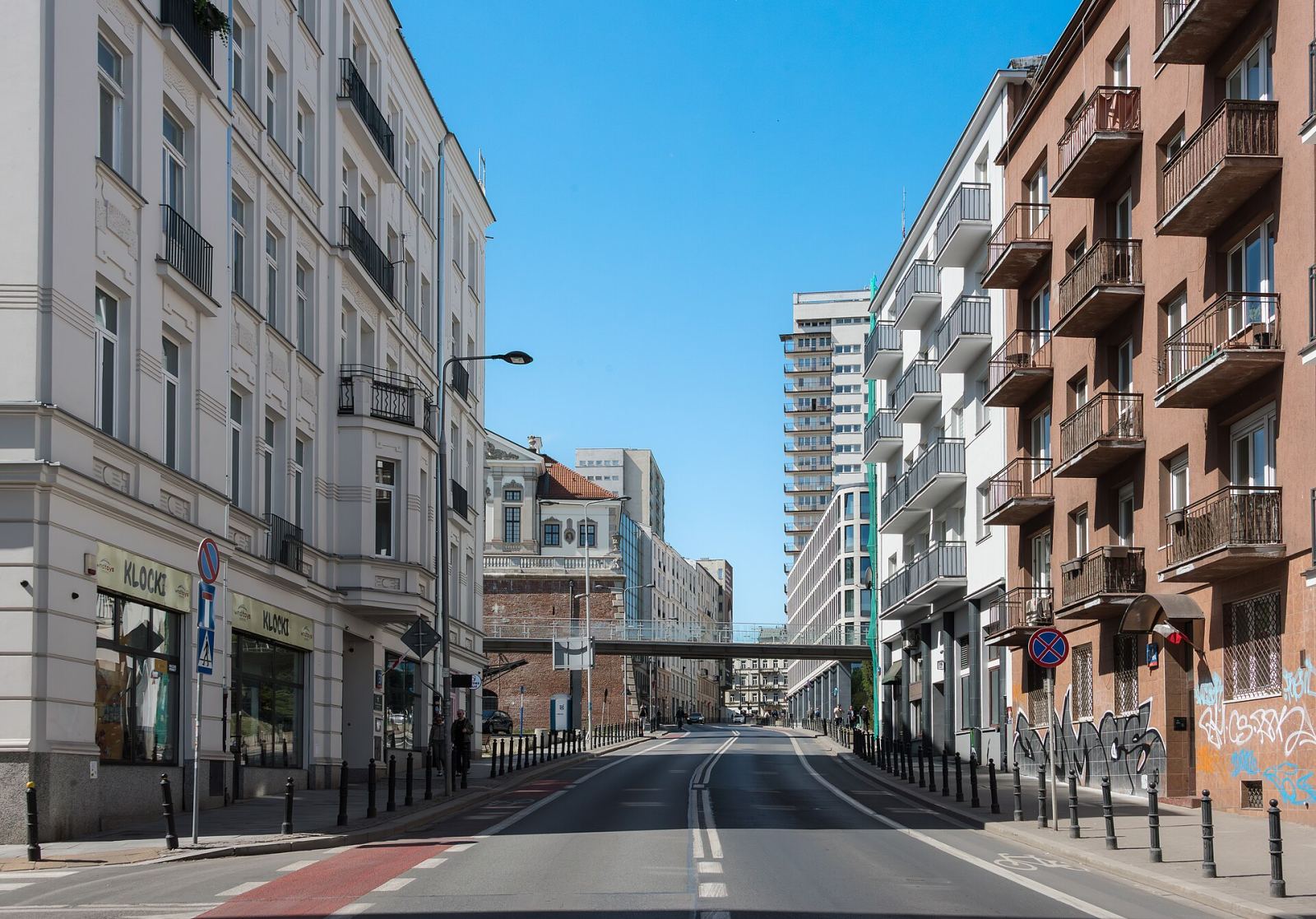 Założenie urbanistyczne ulicy Tamka, Warszawa