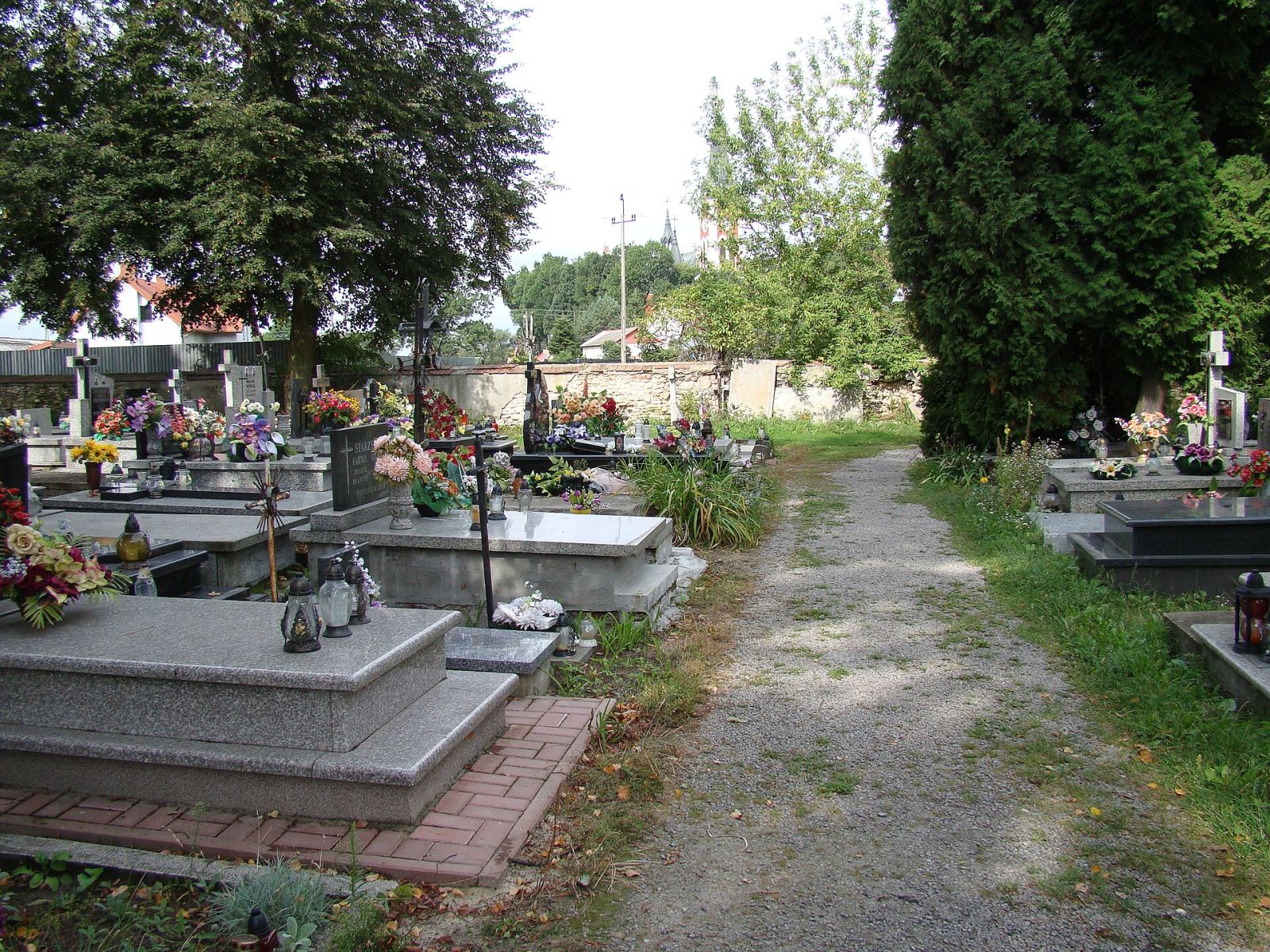 Cmentarz parafialny, Mełgiew