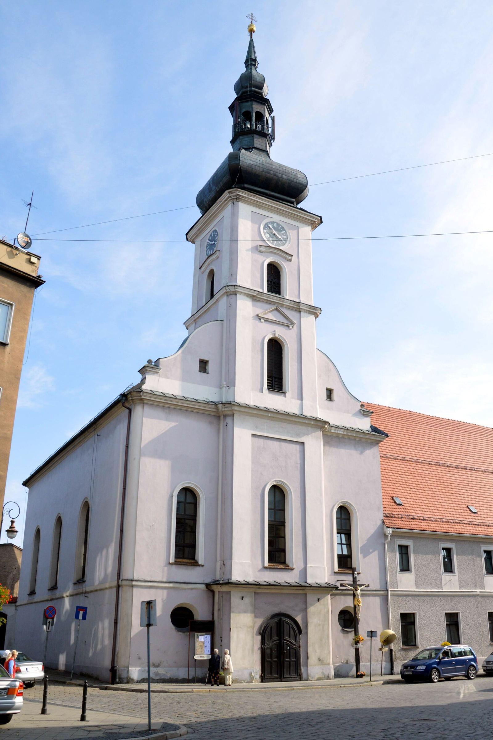 Kościół, ob. parafialny pw. św.św. Piotra i Pawła, Prudnik