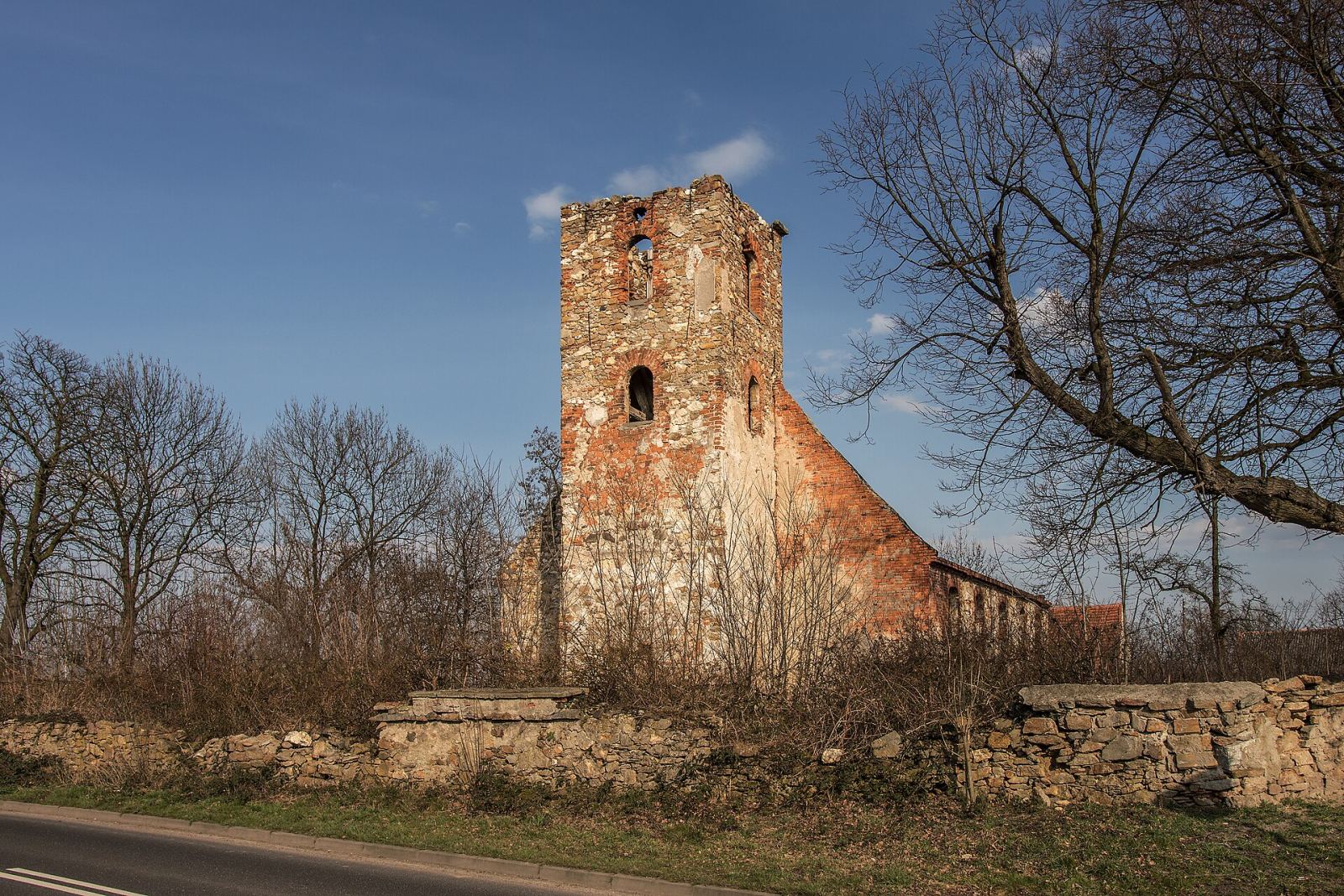 Ruina d. kościoła ewangelickiego, Rogoźnik