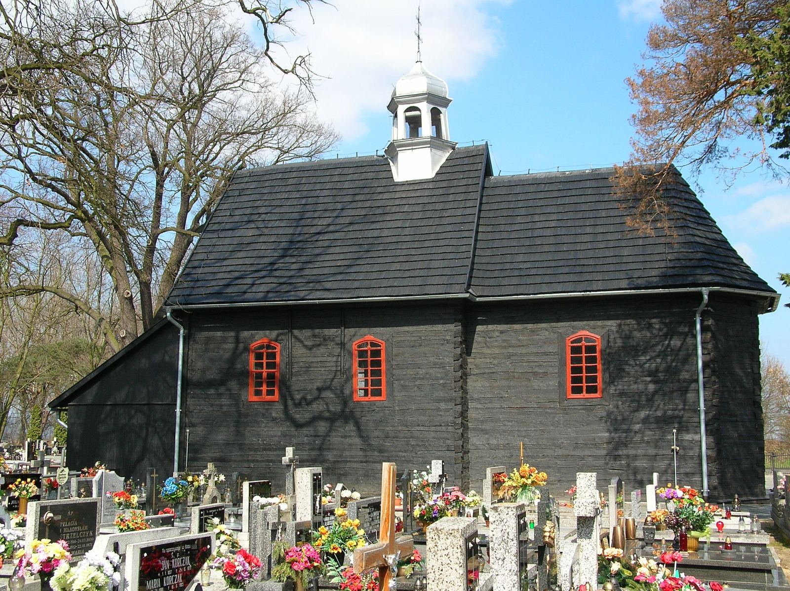 Kościół cmentarny pw. św. Rocha, ob. kaplica cmentarna, Kuźnica Skakawska
