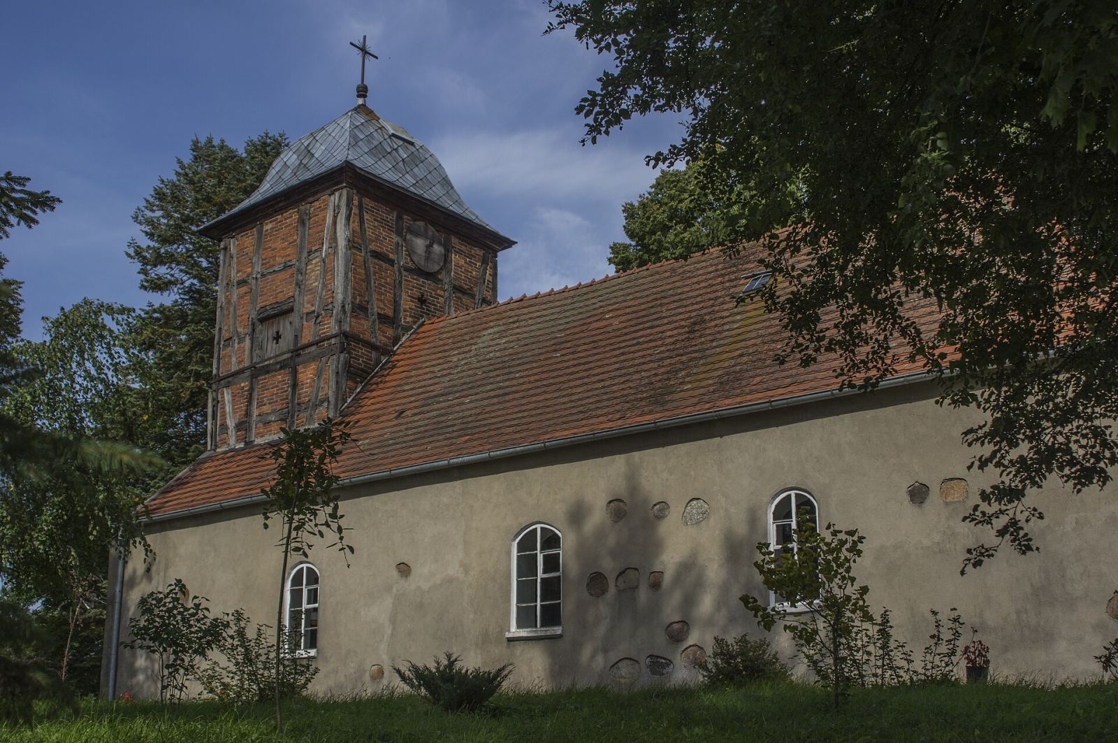 Kościół ewangelicki, ob. rzymskokatolicki filialny pw. Świętej Trójcy, Rydzewo