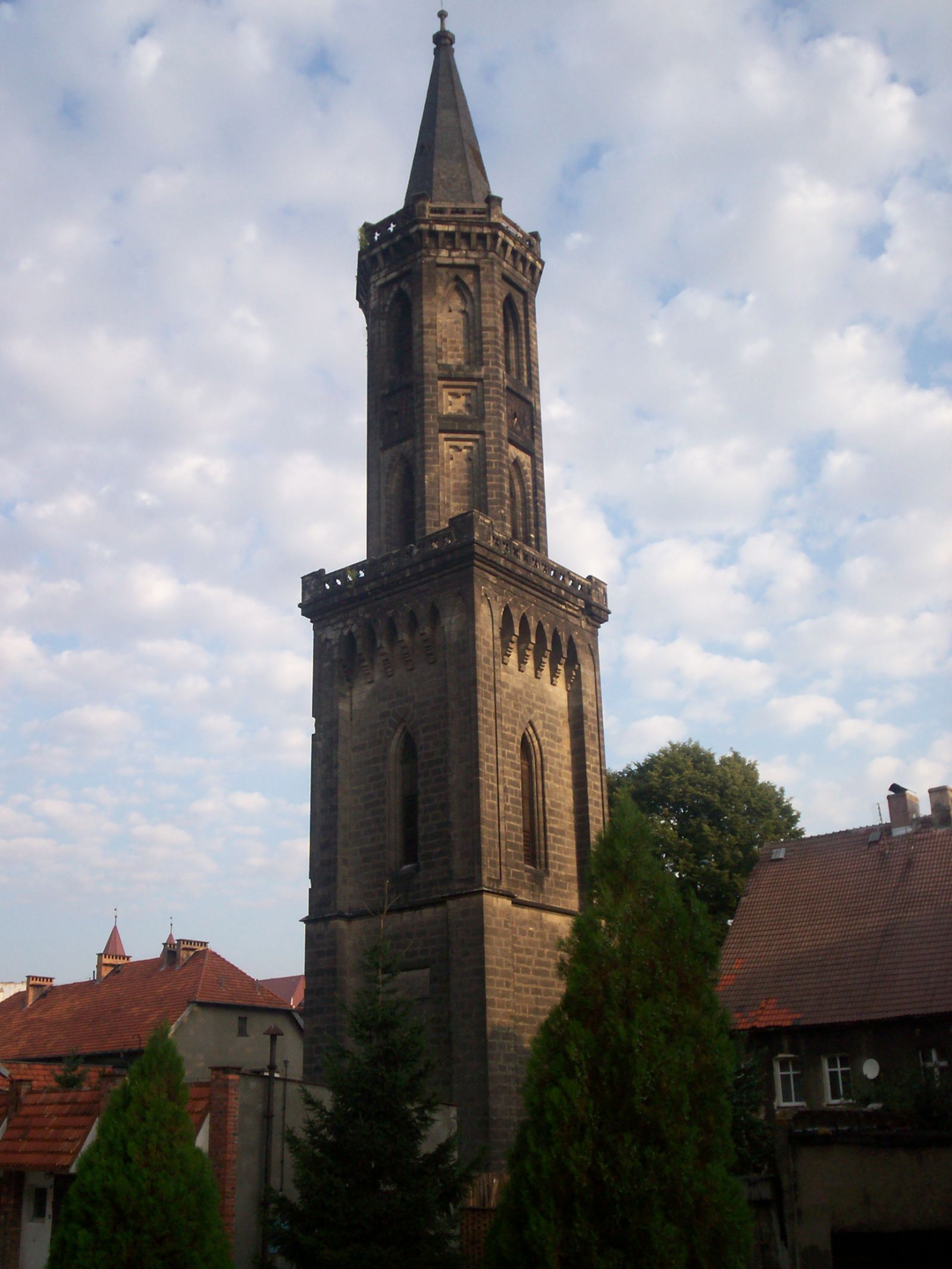 D. kościół ewangelicki, ob. wieża, Lwówek Śląski