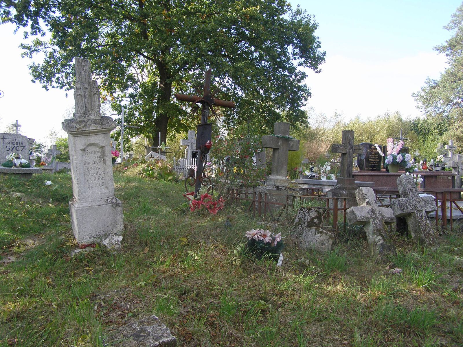 Cmentarz greckokatolicki i rzymskokatolicki, tzw. Nowy, Kniazie
