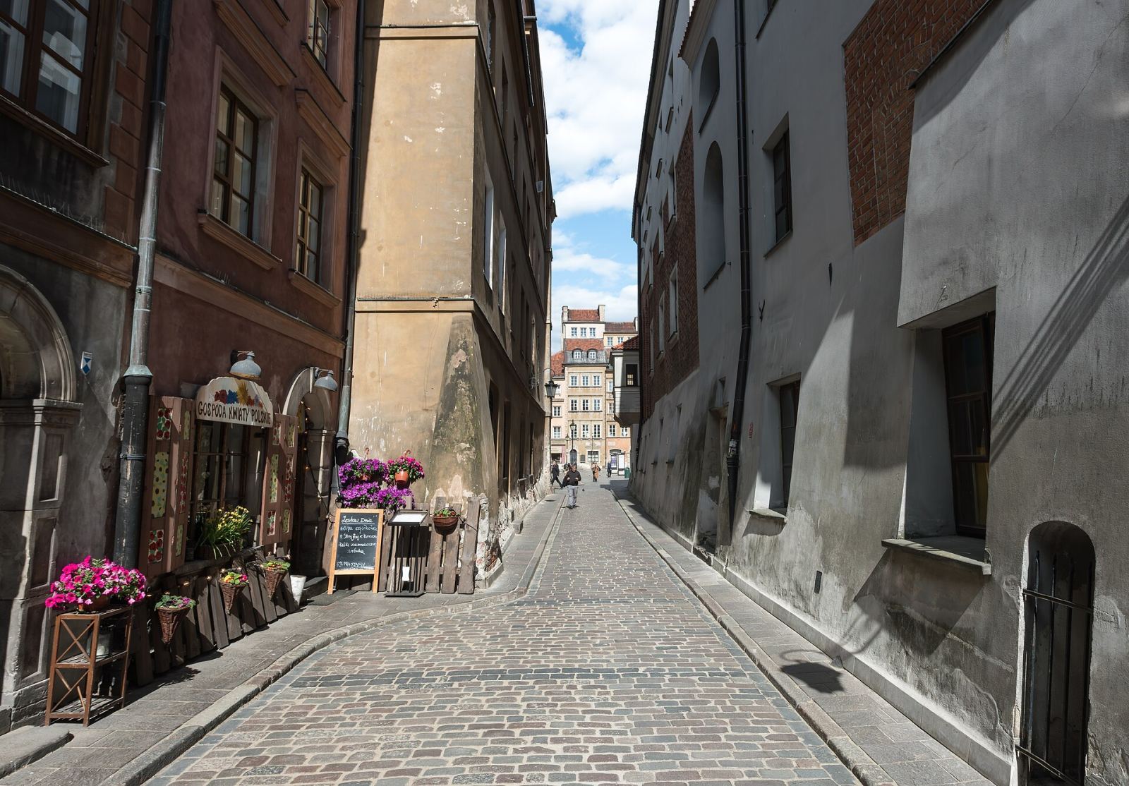 Założenie urbanistyczne ulicy Wąski Dunaj, Warszawa