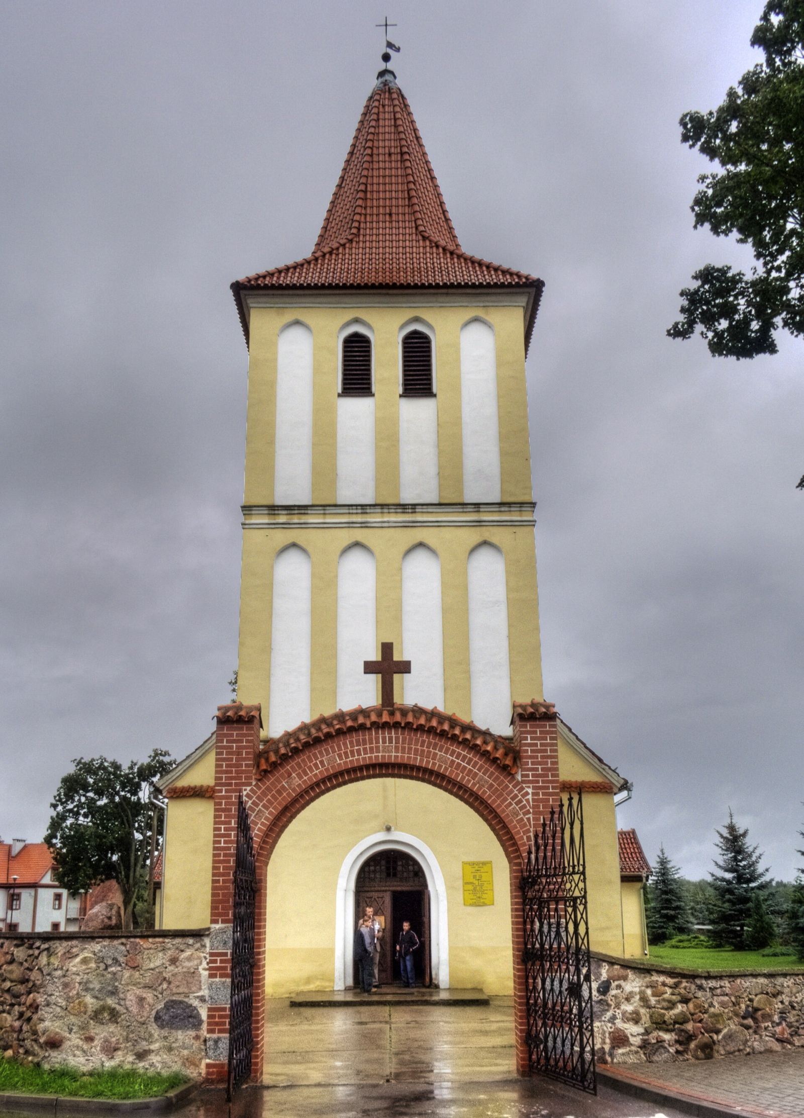 Kościół ewangelicki, ob. rzymskokatolicki parafialny pw. Niepokalanego Serca Najświętszej Marii Panny, Stare Juchy